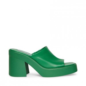 Mulas Steve Madden Kane Mujer Verdes | 3921780-EM