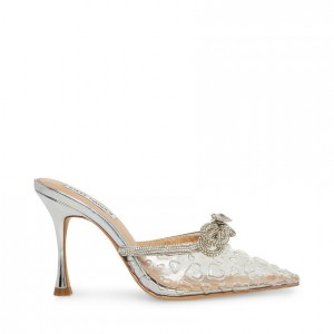 Mulas Steve Madden Royal Pointed Toe Mule Mujer Blancos | 2695134-IJ