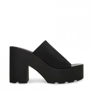 Mulas Steve Madden Sami Mujer Negros | 5078624-VK