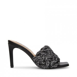 Mulas Steve Madden Seraphine Mujer Negros | 0978621-JV