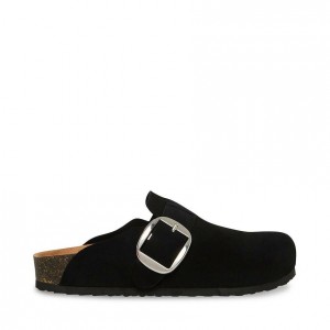 Pantuflas Steve Madden Social Slip On Mujer Negros | 8930427-WO