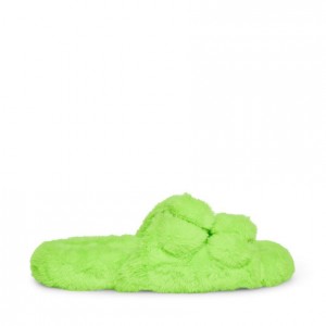 Pantuflas Steve Madden Staycation Mujer Verdes Claro | 2576930-SD