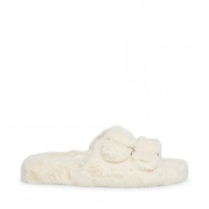 Pantuflas Steve Madden Staycation Mujer Beige | 8670219-KB