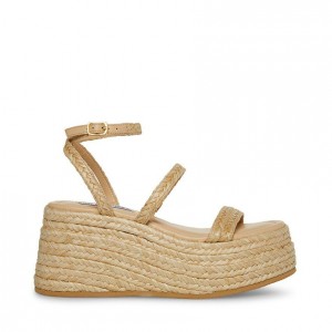 Platform Steve Madden Abundant Mujer Beige | 2158364-XQ