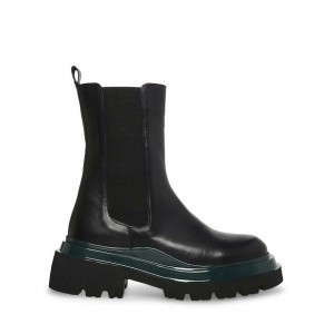 Platform Steve Madden Buxton Lug Sole Mujer Negros Turquesa | 7219430-OT