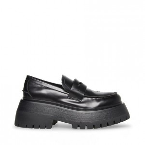 Platform Steve Madden Delco Mujer Negros | 5170834-LK