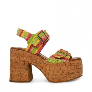 Platform Steve Madden Devora Mujer Multicolor | 6327498-VO