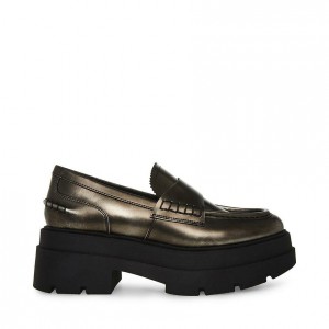 Platform Steve Madden Gaven Mujer Plateados | 8654170-RM
