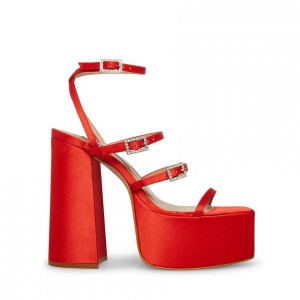 Platform Steve Madden Gia Mujer Rojos | 0849176-IV