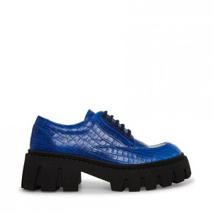 Platform Steve Madden Hadley Lug Sole Mujer Azules | 0346985-MR