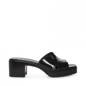 Platform Steve Madden Harley Square Toe Mujer Negros | 8719234-SG