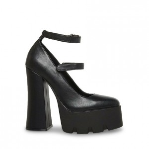 Platform Steve Madden Haruko Mujer Negros | 5620147-DE