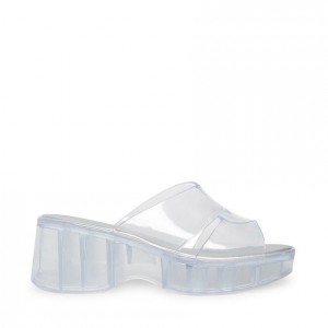 Platform Steve Madden Josie Jelly Mujer Marrom | 2389750-FT