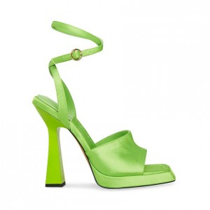 Platform Steve Madden Kendall Strappy Mujer Verdes Claro | 4215907-YS