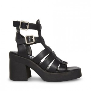 Platform Steve Madden Kiona Mujer Negros | 8164230-NH