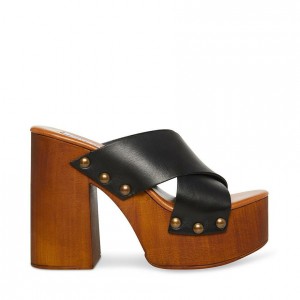 Platform Steve Madden Lacey Mujer Negros | 1075368-RJ