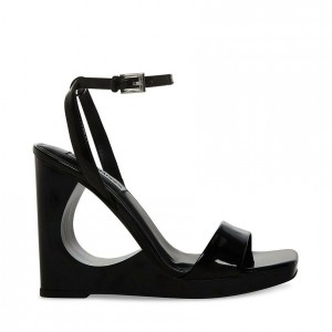 Platform Steve Madden Micah Square Toe Mujer Negros | 2916047-VE