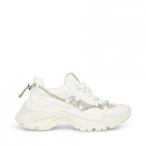 Platform Steve Madden Miracles Mujer Blancos | 3495708-RH
