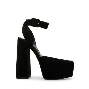 Platform Steve Madden Monica Block Mujer Negros | 2807651-XB