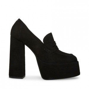 Platform Steve Madden Paris Mujer Negros | 3695871-TJ
