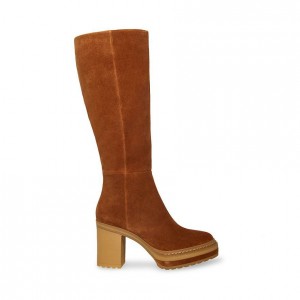Platform Steve Madden Shiloh Block Mujer Marrom | 6854109-WE