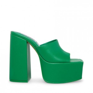 Platform Steve Madden Trixie Super Block Mujer Verdes | 9518037-XO