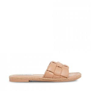 Sandalias Steve Madden Brina Flat Mujer Marrom | 6219473-MQ