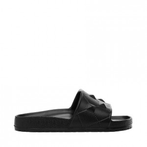 Sandalias Steve Madden Gaby Mujer Negros | 3120579-TV