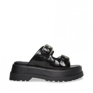 Sandalias Steve Madden Gemma Mujer Negros | 6930184-SV