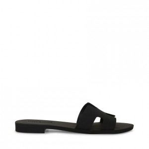 Sandalias Steve Madden Hadyn-j Jelly Mujer Negros | 0697853-NY