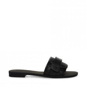 Sandalias Steve Madden Janelle Mujer Negros | 5021936-TN