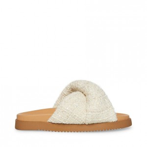 Sandalias Steve Madden Joyce Mujer Blancos | 7582960-QU