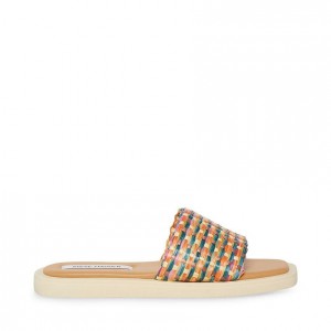 Sandalias Steve Madden Leigh Square Toe Mujer Multicolor | 7941508-GO