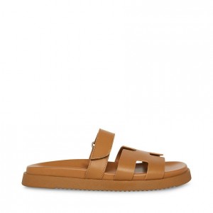 Sandalias Steve Madden Mayven Flatform Mujer Marrom | 3071462-EA