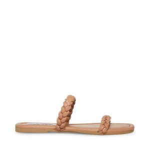 Sandalias Steve Madden Rayan Mocha Mujer Beige | 2387694-EJ