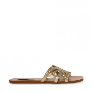 Sandalias Steve Madden Savannah Butterfly Mujer Dorados | 8976452-GA