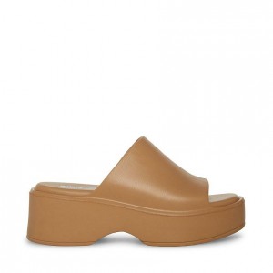 Sandalias Steve Madden Slinky-j Mujer Marrom | 0213587-HO