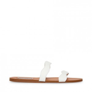 Sandalias Steve Madden Ziggy Mujer Blancos | 4169320-UQ