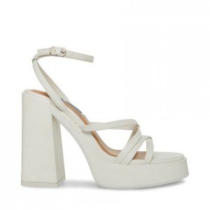 Tacones Steve Madden Affection Mujer Blancos | 4385671-SM