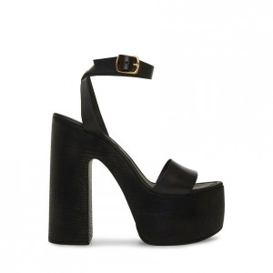 Tacones Steve Madden Alessia Mujer Negros | 0491572-HM