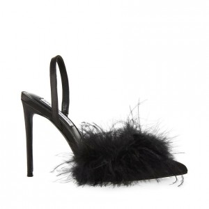 Tacones Steve Madden Alexis Point Toe Pump Mujer Negros | 5489376-VE