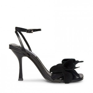 Tacones Steve Madden Amani Strappy Square Toe Mujer Negros | 6753284-JV