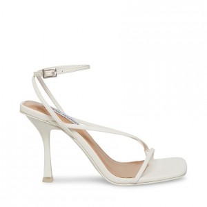 Tacones Steve Madden Annie Strappy Square Toe Mujer Blancos | 6215784-RQ