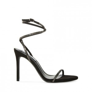 Tacones Steve Madden Aubrey Strappy Mujer Negros Multicolor | 1062548-WL