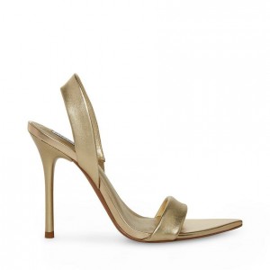 Tacones Steve Madden Batali Strappy Mujer Dorados | 7492360-VU