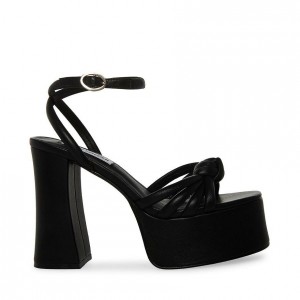 Tacones Steve Madden Bonnie Mujer Negros | 9836102-MG