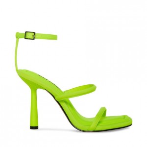 Tacones Steve Madden Briella Strappy Mujer Verdes Claro | 2716085-SH