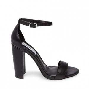 Tacones Steve Madden Carrson Mujer Negros | 8210957-VA