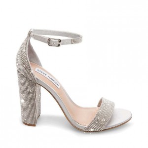 Tacones Steve Madden Carrson-r Crystal Mujer Azules | 3956287-WT