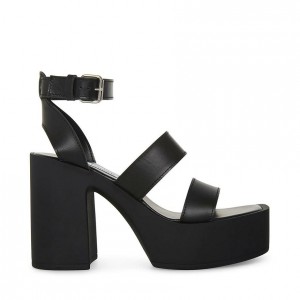 Tacones Steve Madden Dora Mujer Negros | 9286041-DB